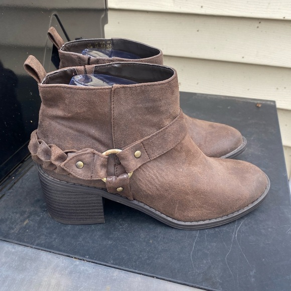 Carlos by Carlos Santana Vancouver Ankle Boot Brown Size 7.5 - Picture 3 of 9